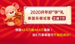 <b>2020开年好“孕”礼，泰国乐樱试管立减7万</b>